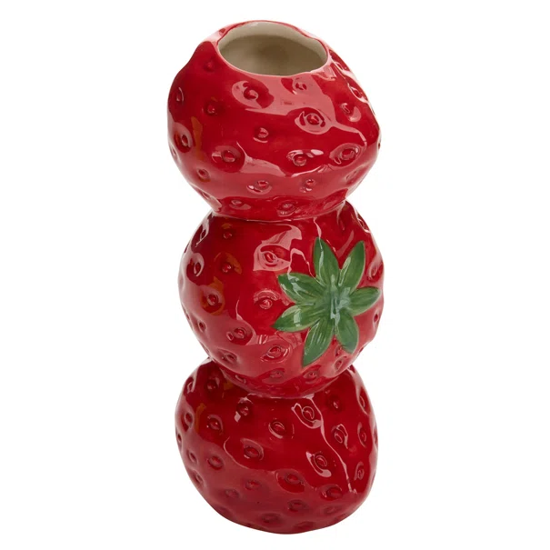Διακοσμητικό Βάζο (10.5x8.5x19.8) A-S Fruity 214071 Red