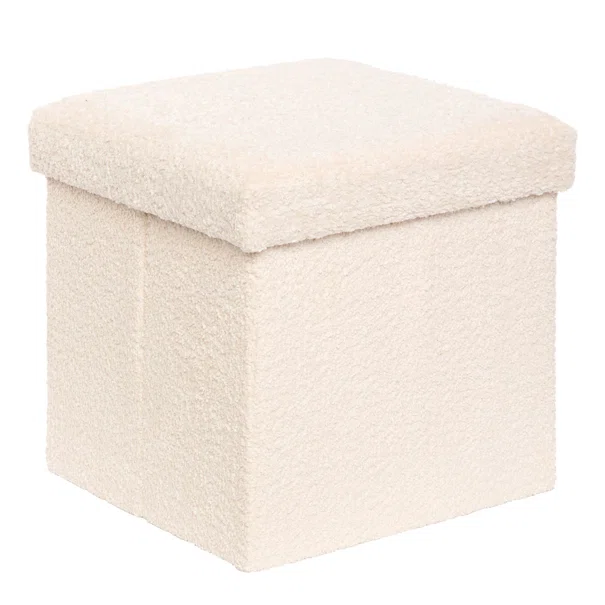 Σκαμπό Με Αποθηκευτικό Χώρο (38x38x38) A-S Soana Ivory 214227A