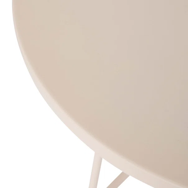 Βοηθητικό Τραπεζάκι (Φ38x42) A-S Latte Beige 213065A
