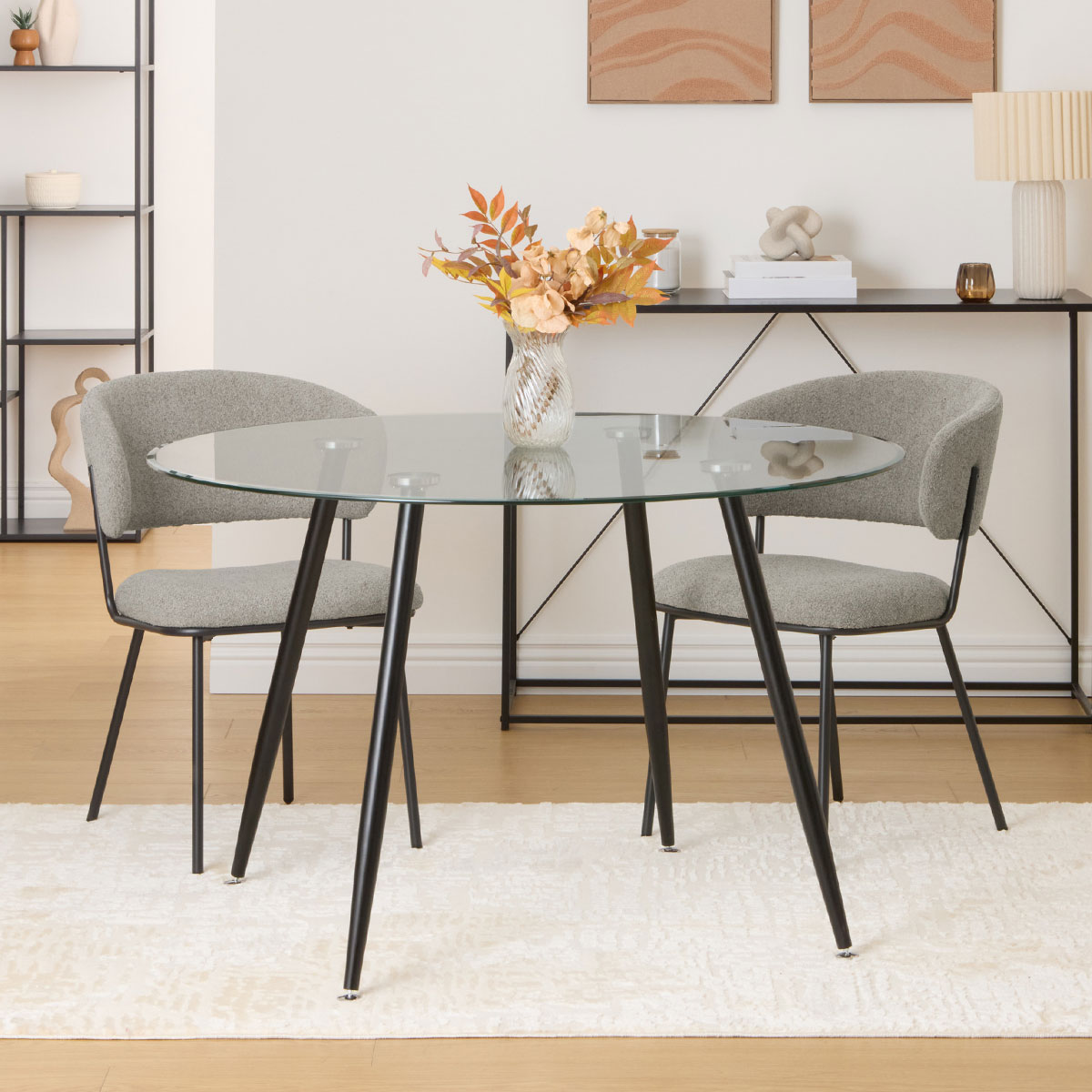 Τραπέζι φαγητού — Ø 120 × 74,4 cm — Γυαλί · Spitishop · Κωδικός spitishop-342262