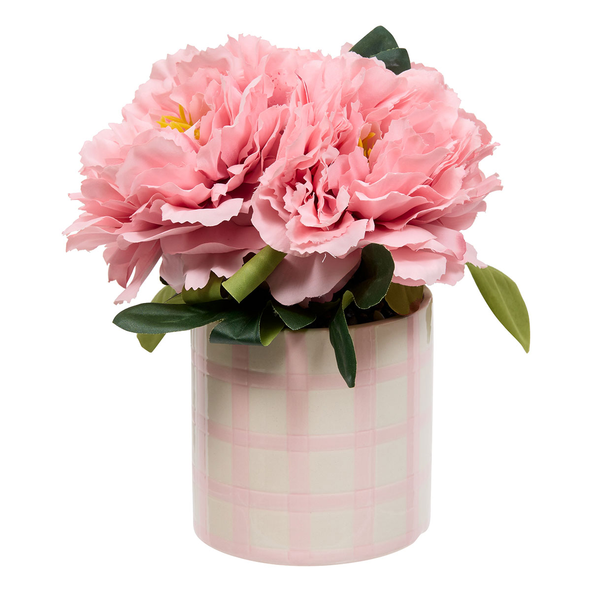 Τεχνητό Λουλούδι Σε Γλάστρα 21εκ. A-S Rose Flower 214017 Pink