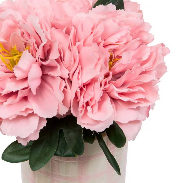 Τεχνητό Λουλούδι Σε Γλάστρα 21εκ. A-S Rose Flower 214017 Pink