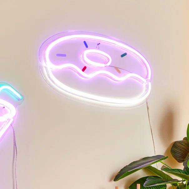 Διακοσμητικό Φωτιστικό Τοίχου LED Με USB A-S Donut 213775