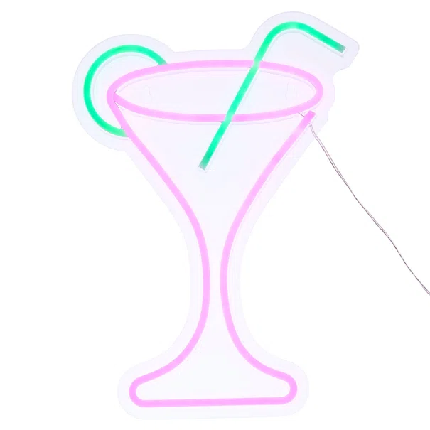 Διακοσμητικό Φωτιστικό Τοίχου LED Με USB A-S Cocktail 213734