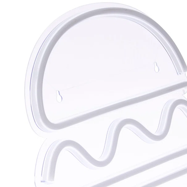 Διακοσμητικό Φωτιστικό Τοίχου LED Με USB A-S Burger 213771