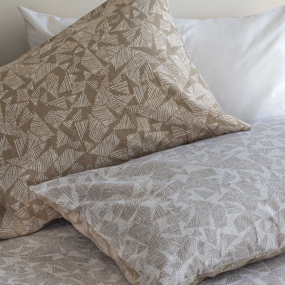 Φανελένια Σεντόνια Υπέρδιπλα (Σετ) Palamaiki Flannel Fb0225 Λευκά Είδη Κρεβατοκάμαρας με Λάστιχο Spitishop