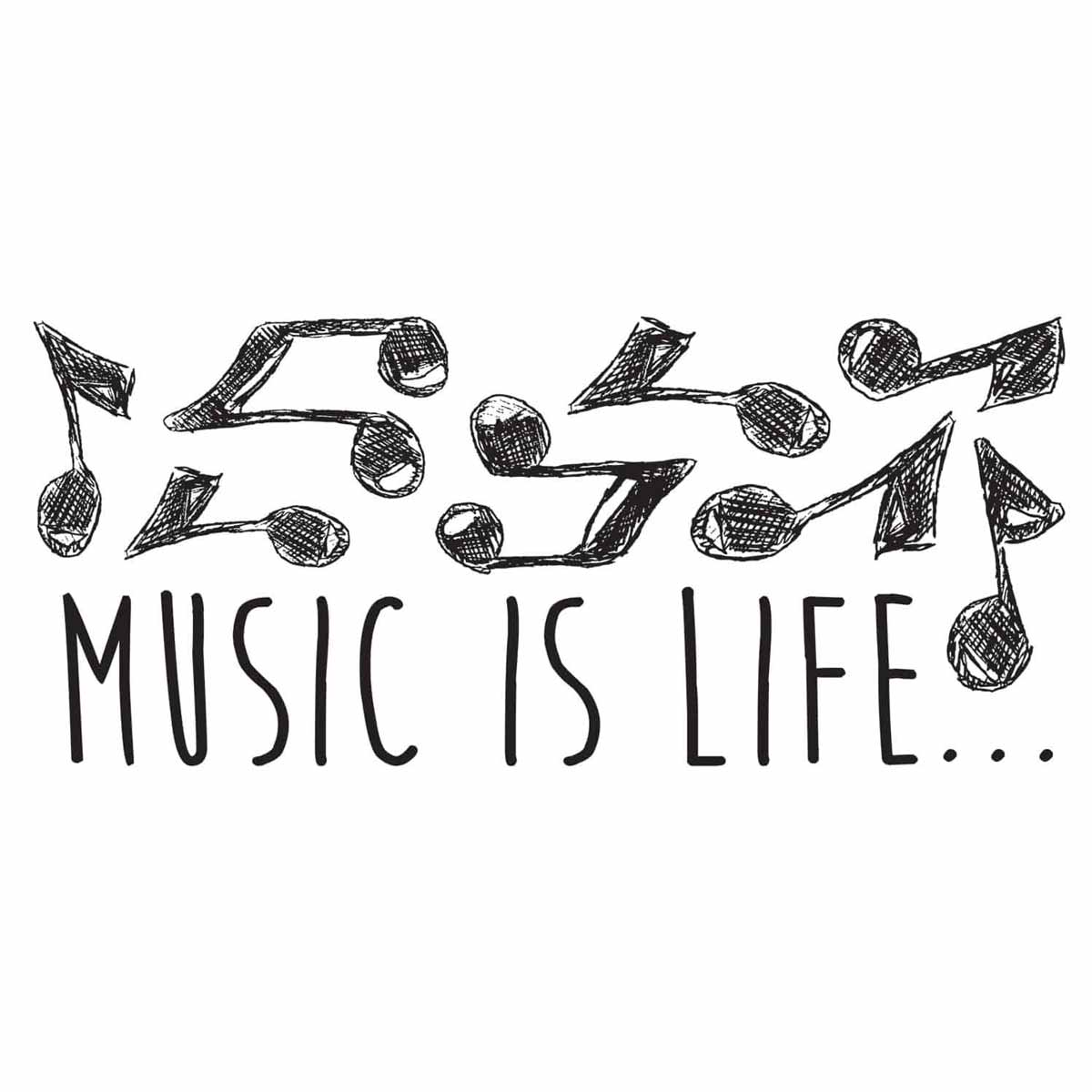 Αυτοκόλλητα Τοίχου Ango Music 59160