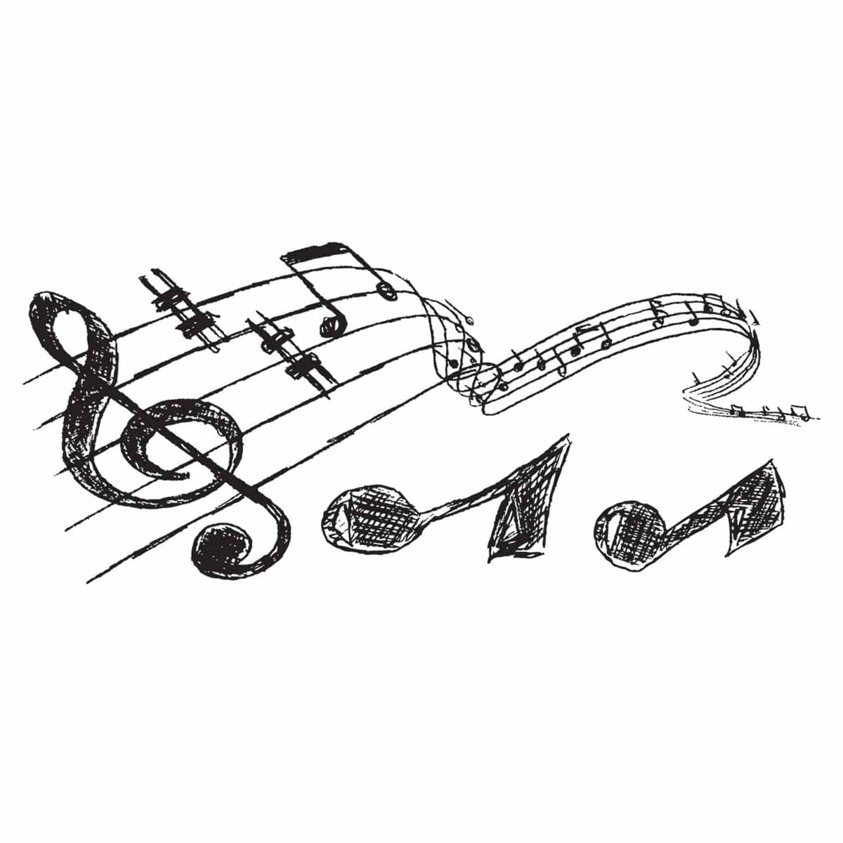 Αυτοκόλλητα Τοίχου Ango Music 59160 Παιδικά Spitishop