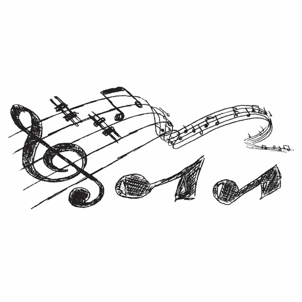 Αυτοκόλλητα Τοίχου Ango Music 59160