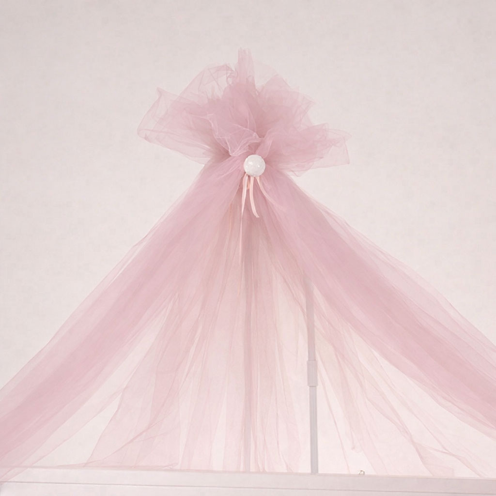 Κουνουπιέρα Κούνιας Με Σίδερο Abo Dark Pink