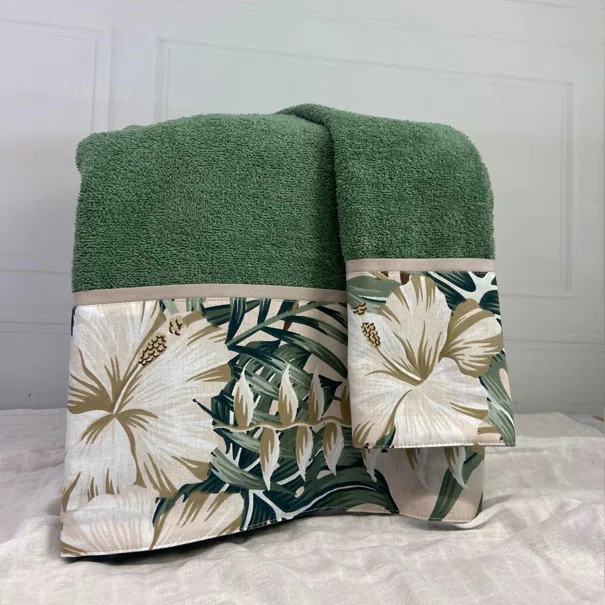 Παιδικές Πετσέτες (Σετ 2τμχ) Abo Tropical Leaves 350gsm