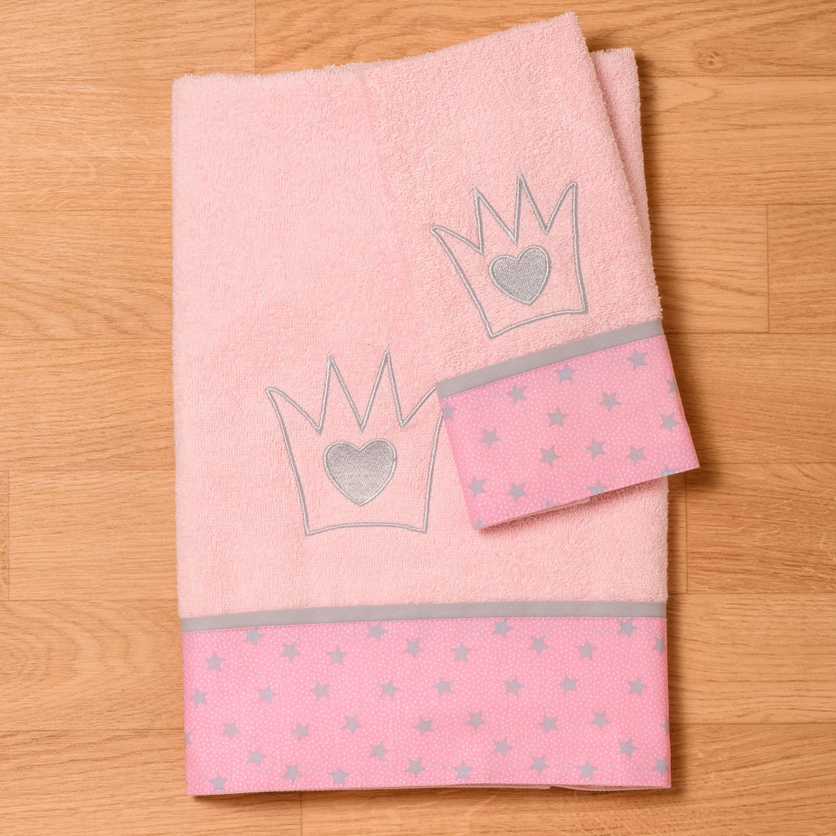 Παιδικές Πετσέτες (Σετ 2τμχ) Abo Little Princess 350gsm