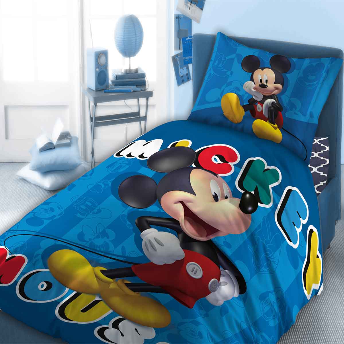 Σεντόνια Μονά (Σετ) Dimcol Mickey 863