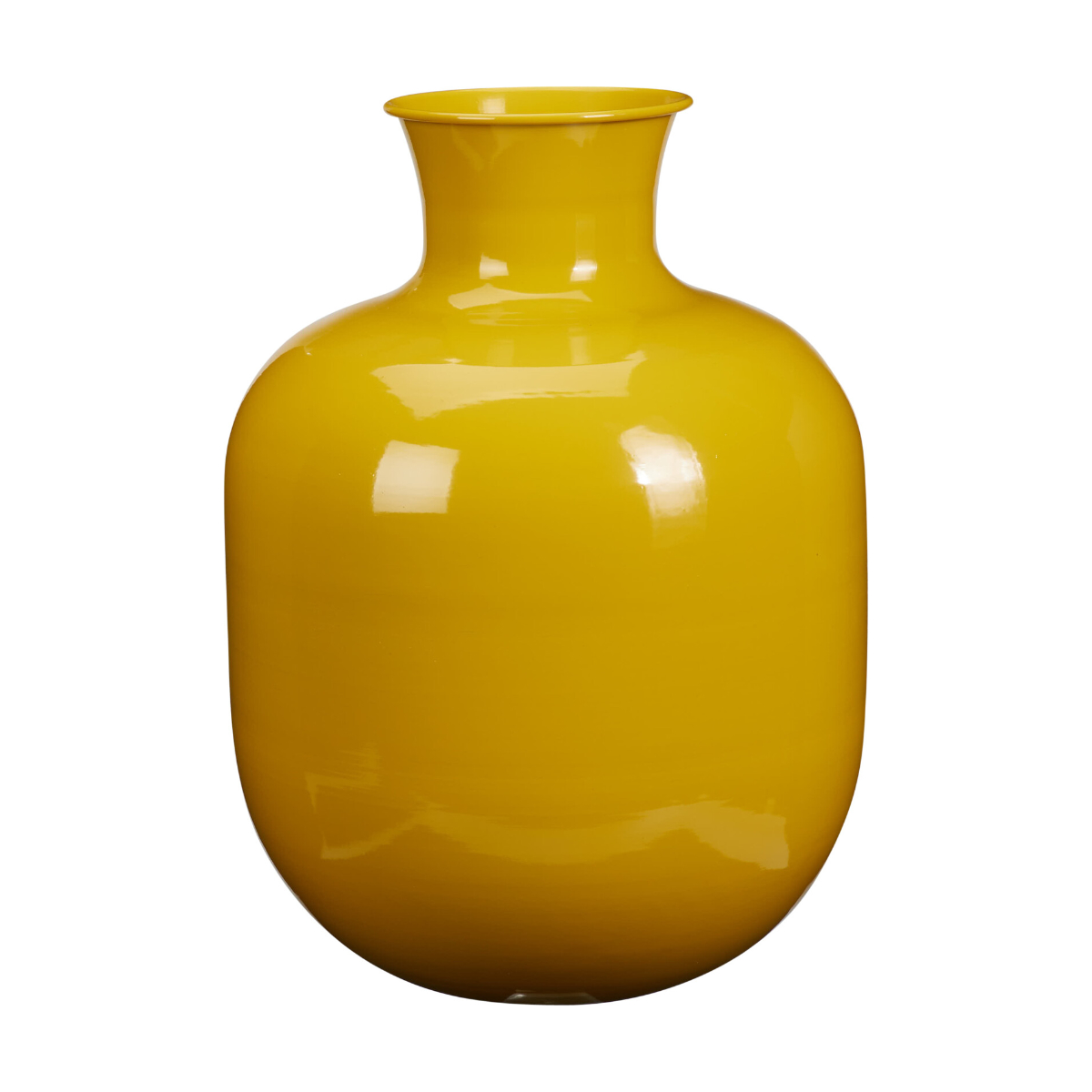 Διακοσμητικό Βάζο (Φ30x41) K-M Shiny Yellow FZ1002590