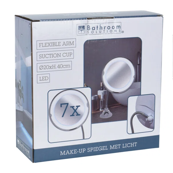 Επιτραπέζιος Καθρέφτης Με Led (20.2x8.5x20.2) K-M 170484310