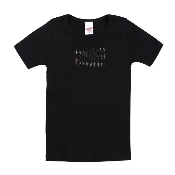 Φανελάκι Παιδικό Κοντομάνικο Minervakia Shine 41879 Μαύρο
