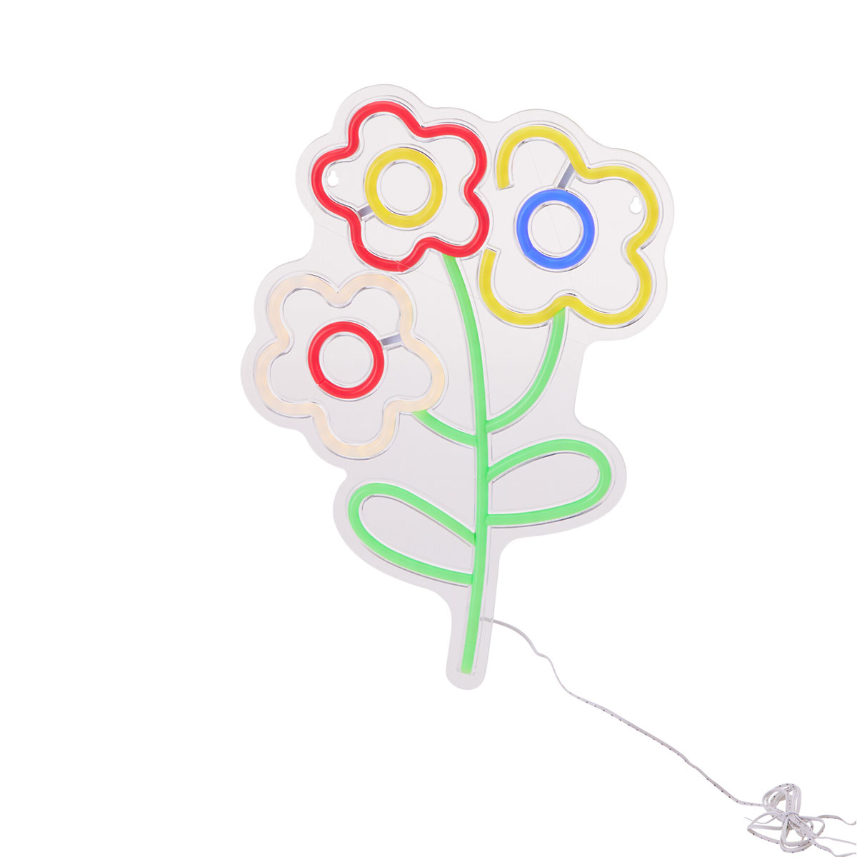 Διακοσμητικό Τοίχου με Neon (26 5X39) K-M Flowers Ne1100220 Παιδικά Διακόσμηση Παιδικού Δωματίου Διακοσμητικά για Κορίτσια Spitishop