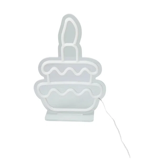Διακοσμητικό Τοίχου Με Neon (21x27) K-M Cake NE1100260