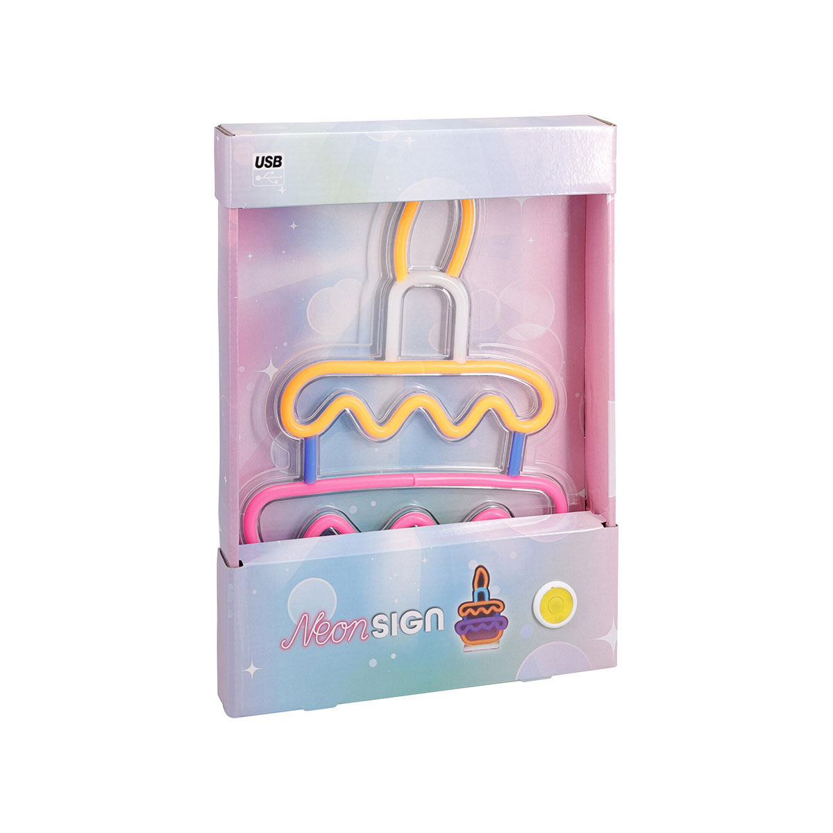 Διακοσμητικό Τοίχου με Neon (21X27) K-M Cake Ne1100260 Διακόσμηση Διακοσμητικά Μοντέρνα Spitishop