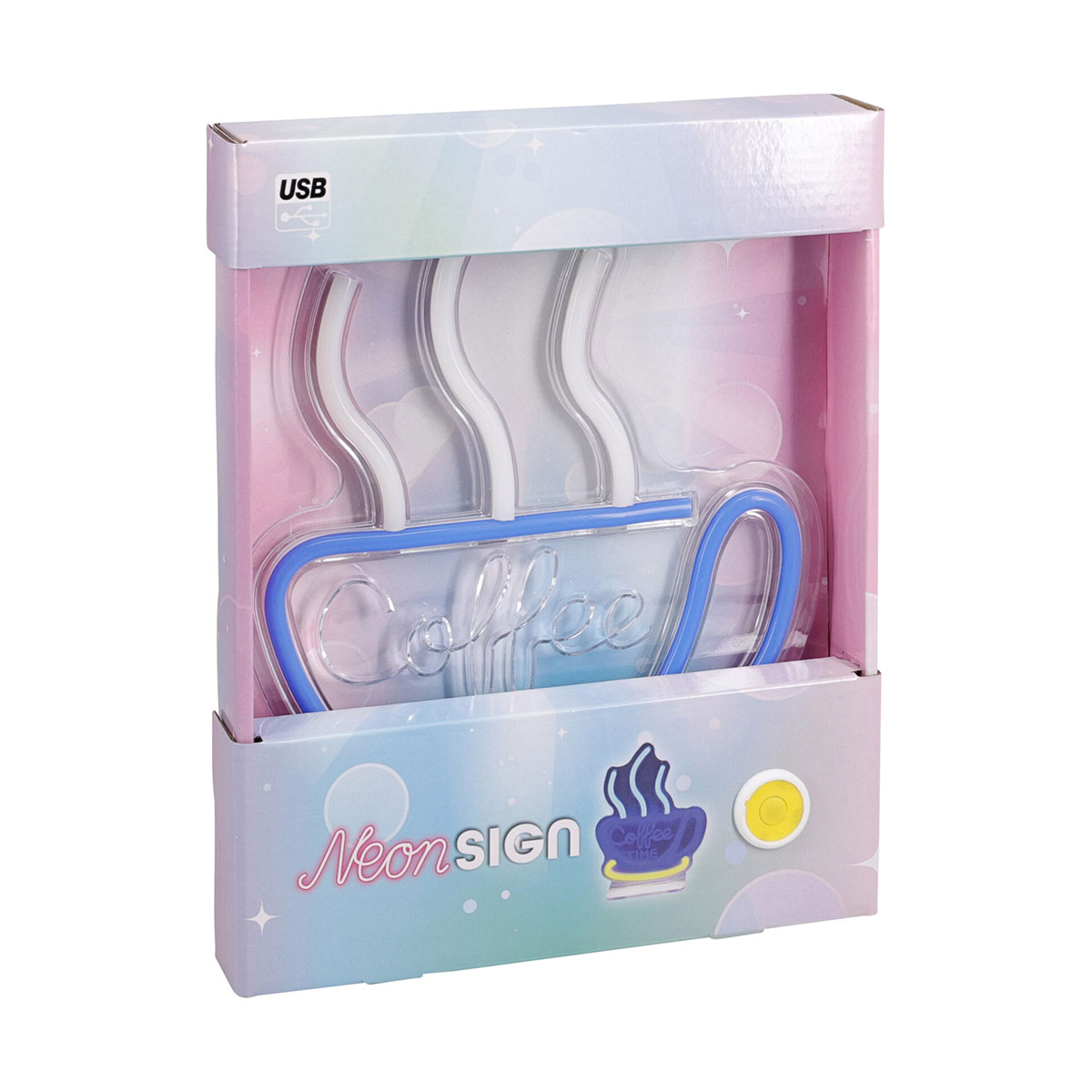 Διακοσμητικό Τοίχου με Neon (21X27) K-M Coffee Ne1100260 Διακόσμηση Διακοσμητικά Μοντέρνα Spitishop