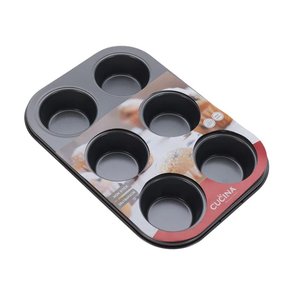 Φόρμα Για 6 Cupcake/Muffin (26.5x18x3) K-M 309400540