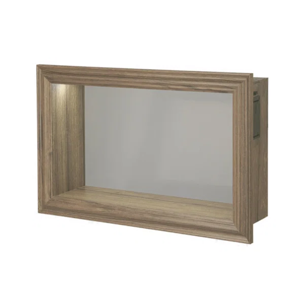 Ράφι Τοίχου Με Φως (40x10x25) K-M Light Wood DD1001250