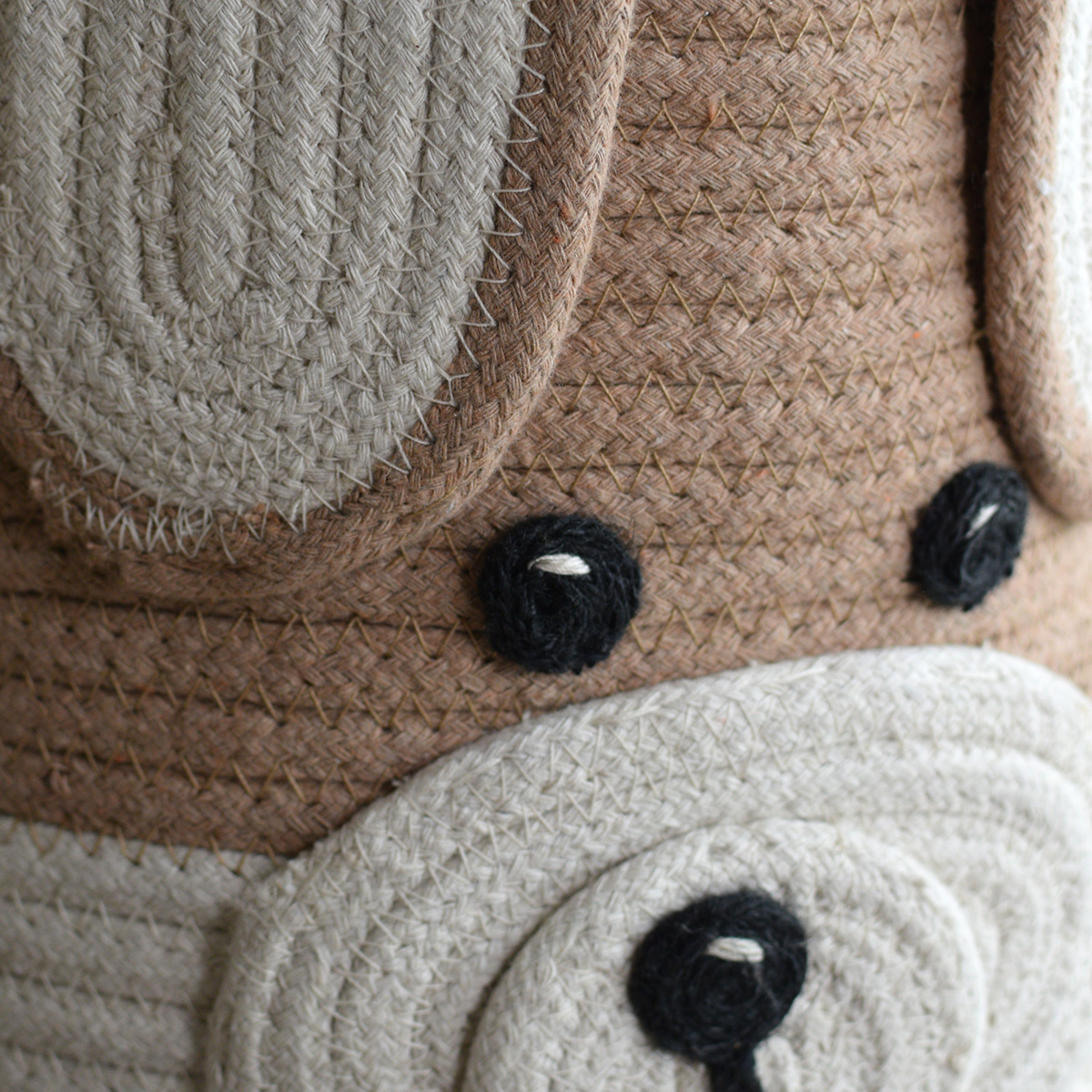 Καλάθι Αποθήκευσης (Φ25x25) Ravelia Cachorro Beige