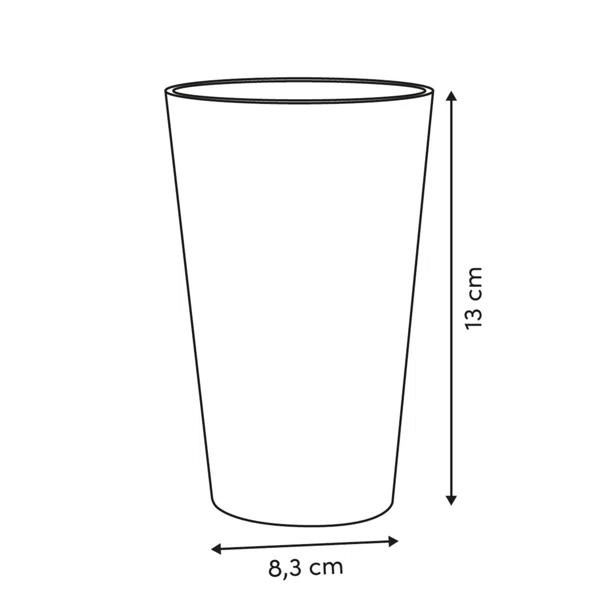 Ποτήρι Νερού Πλαστικό 380ml F-V Solea 213546A