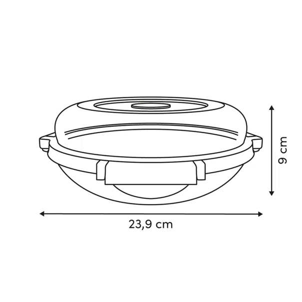 Φαγητοδοχείο 1.2lt F-V Clipeat Plus 209209