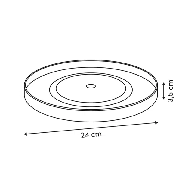 Περιστρεφόμενη Βάση Οργάνωσης (Φ24x3.5) F-V Smart Fridge 190306