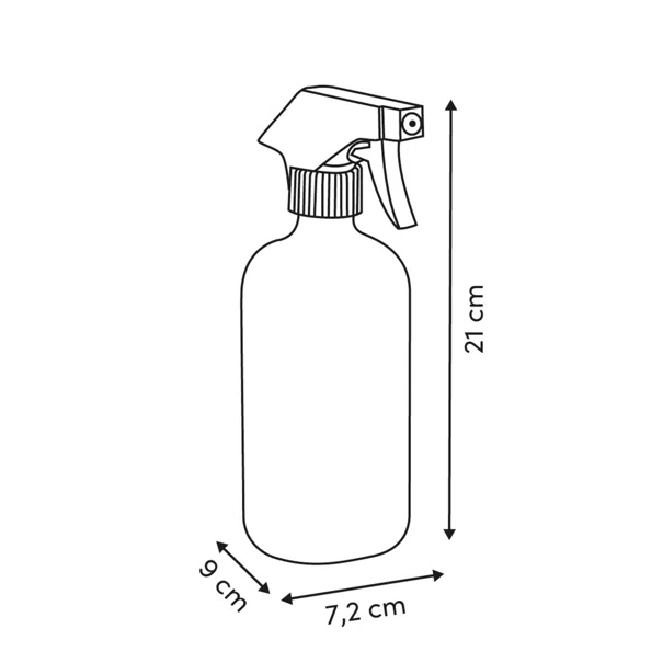 Πλαστικό Μπουκάλι Ψεκασμού 500ml (Φ7x21) F-V Sprayer 214519