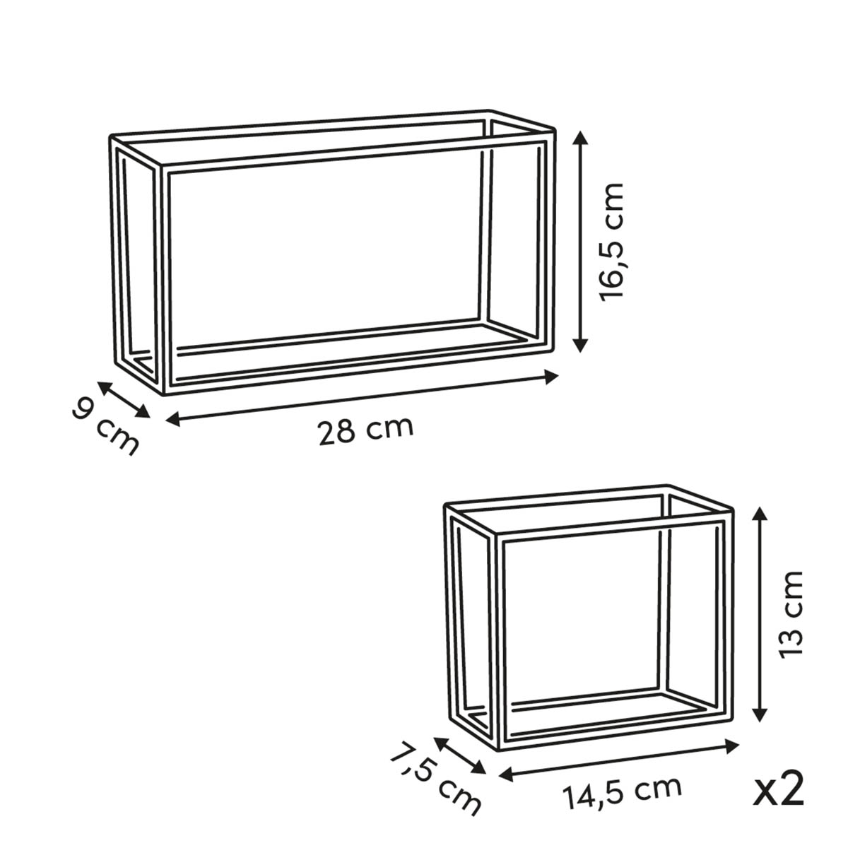 Θήκες Οργάνωσης Μαγνητικές (Σετ 3Τμχ) F-V Lino 214553 Οργάνωση & Αποθήκευση Πλύσιμο Σιδέρωμα Ρούχων Spitishop