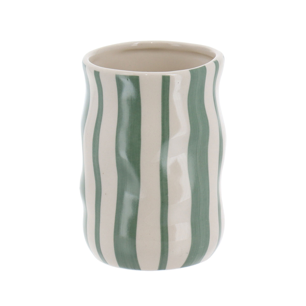 Ποτηροθήκη Μπάνιου (Φ8x11.6) T-D Stripped Sage Green 61192144