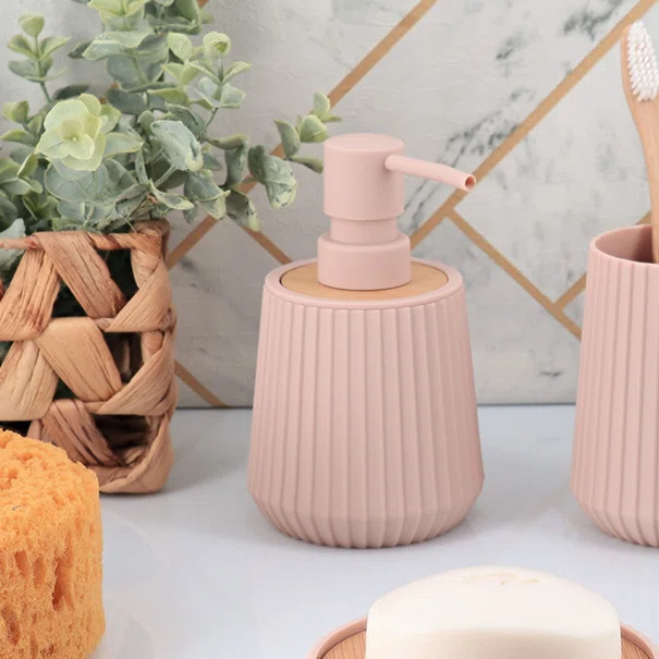 Dispenser Μπάνιου 250ml (Φ8.5x15) T-D Blush 62197153