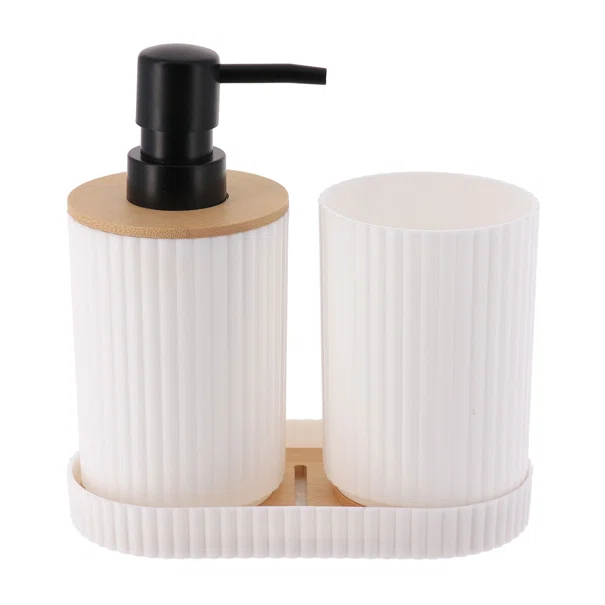 Αξεσουάρ Μπάνιου (Σετ 3τμχ) T-D White 6805100