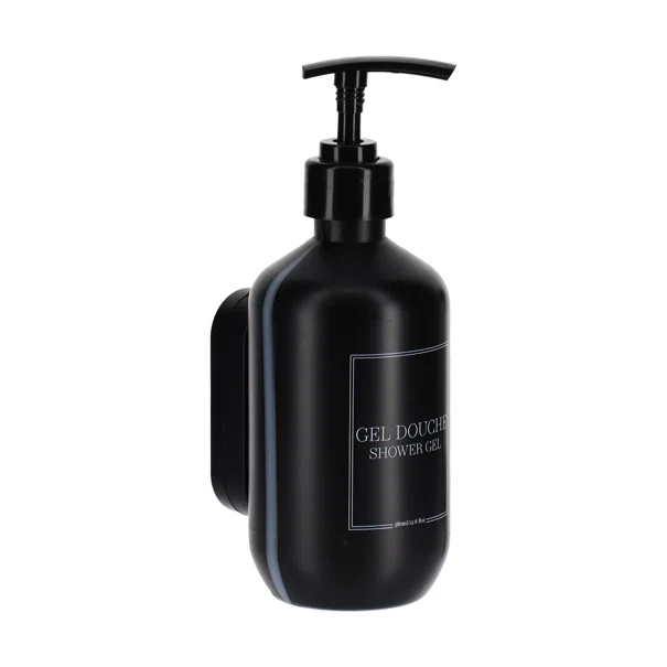 Επιτοίχιo Dispenser Για Αφρόλουτρο 380ml (7x8.5x17) T-D Black 62184103