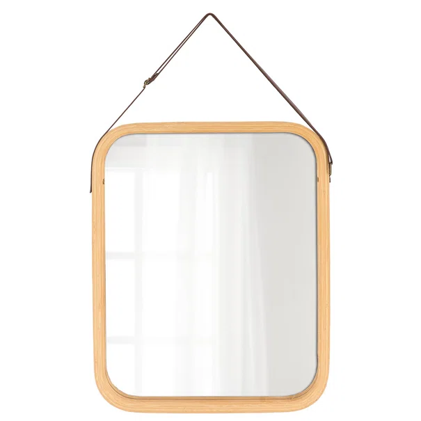 Διακοσμητικός Καθρέφτης Τοίχου (34x1.5x41.5) T-D Bamboo 8562195