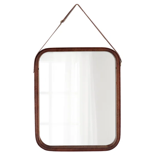 Διακοσμητικός Καθρέφτης Τοίχου (34x1.5x41.5) T-D Brown 8562160