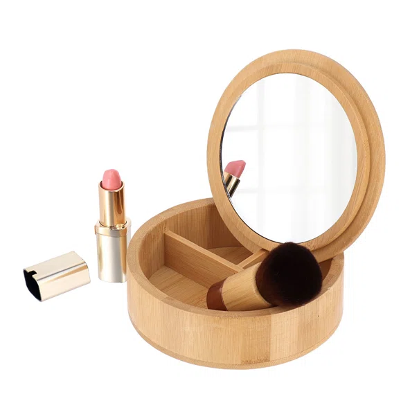 Κουτί Για Κοσμήματα & Καλλυντικά (Φ13.5x4) T-D Bamboo 8566195