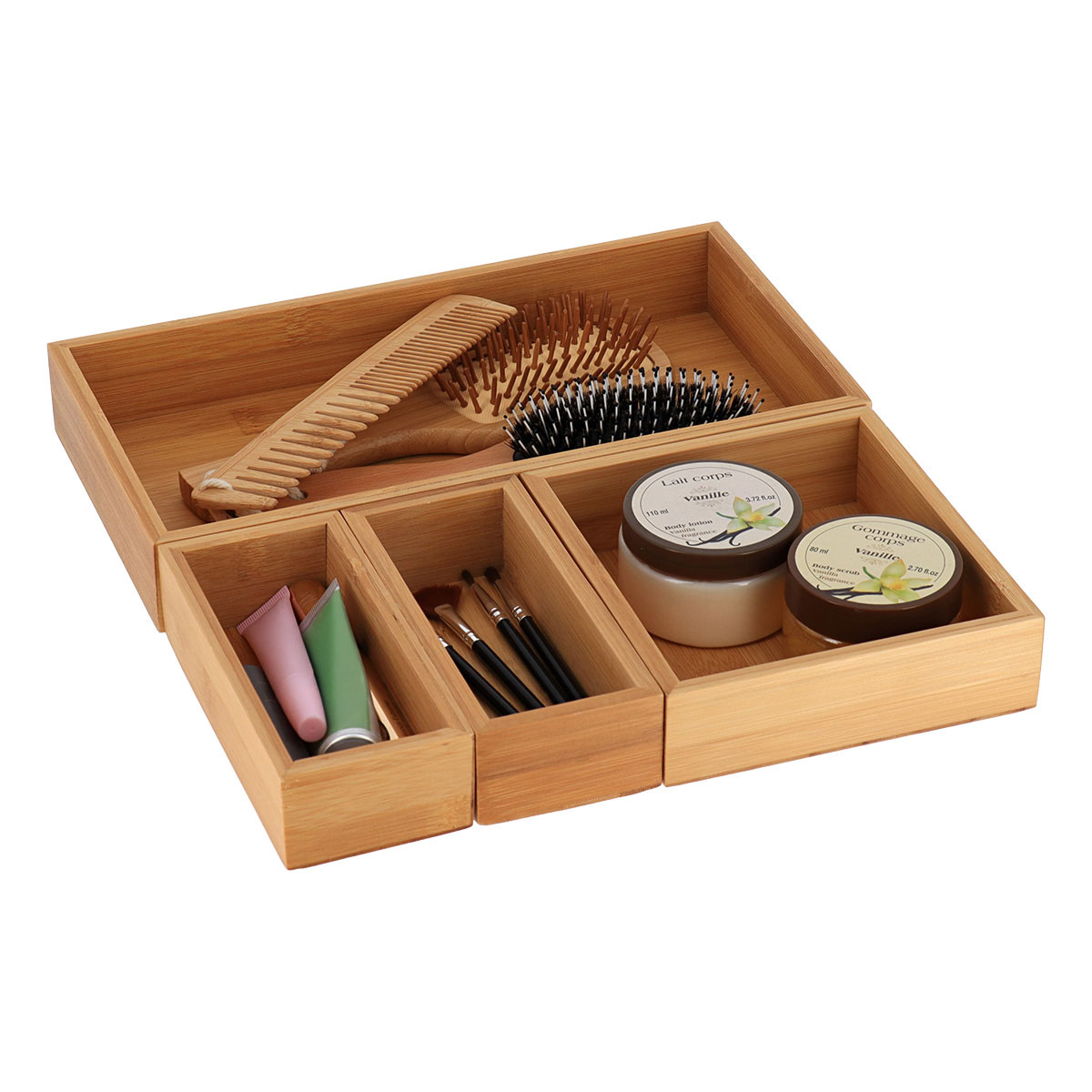 Θήκες Οργάνωσης (Σετ 4τμχ) T-D Bamboo 8307195