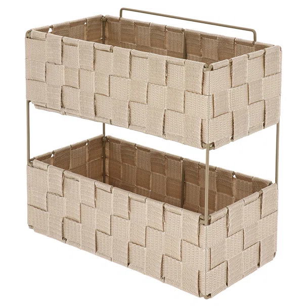 Ραφιέρα Μπάνιου Διπλή (29x12x27) T-D Beige 84231161