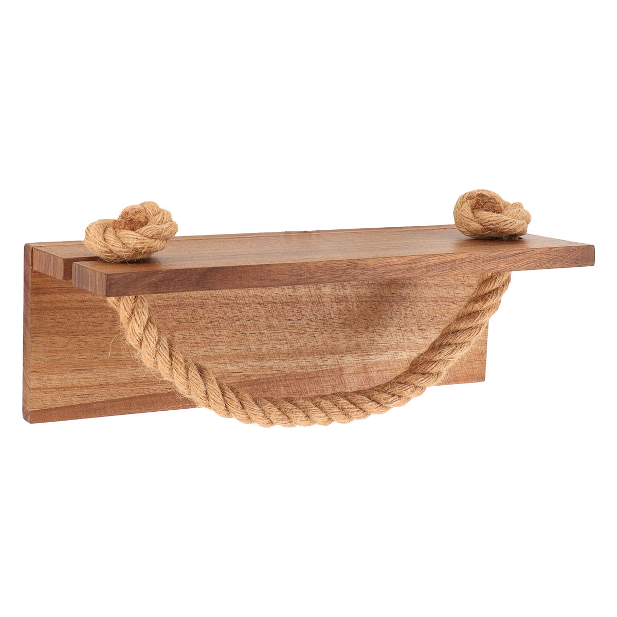 Κρεμάστρα Μπάνιου για Πετσέτες με Ράφι (30X12X15) T-D Natural 91058104 Οργάνωση & Αποθήκευση Κρεμάστρες Γαντζάκια - Κρεμαστράκια Τοίχου Spitishop