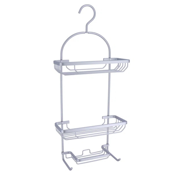 Ραφιέρα Μπάνιου Τριπλή (28x12.5x65) T-D Caddy Chrome 9100899