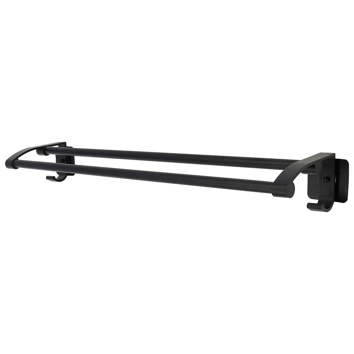 Κρεμάστρα Μπάνιου Διπλή για Πετσέτες T-D Black 91073108 Οργάνωση & Αποθήκευση Κρεμάστρες Γαντζάκια - Κρεμαστράκια Τοίχου Spitishop