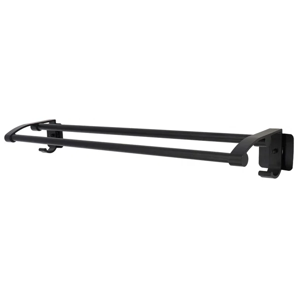 Κρεμάστρα Μπάνιου Διπλή Για Πετσέτες T-D Black 91073108
