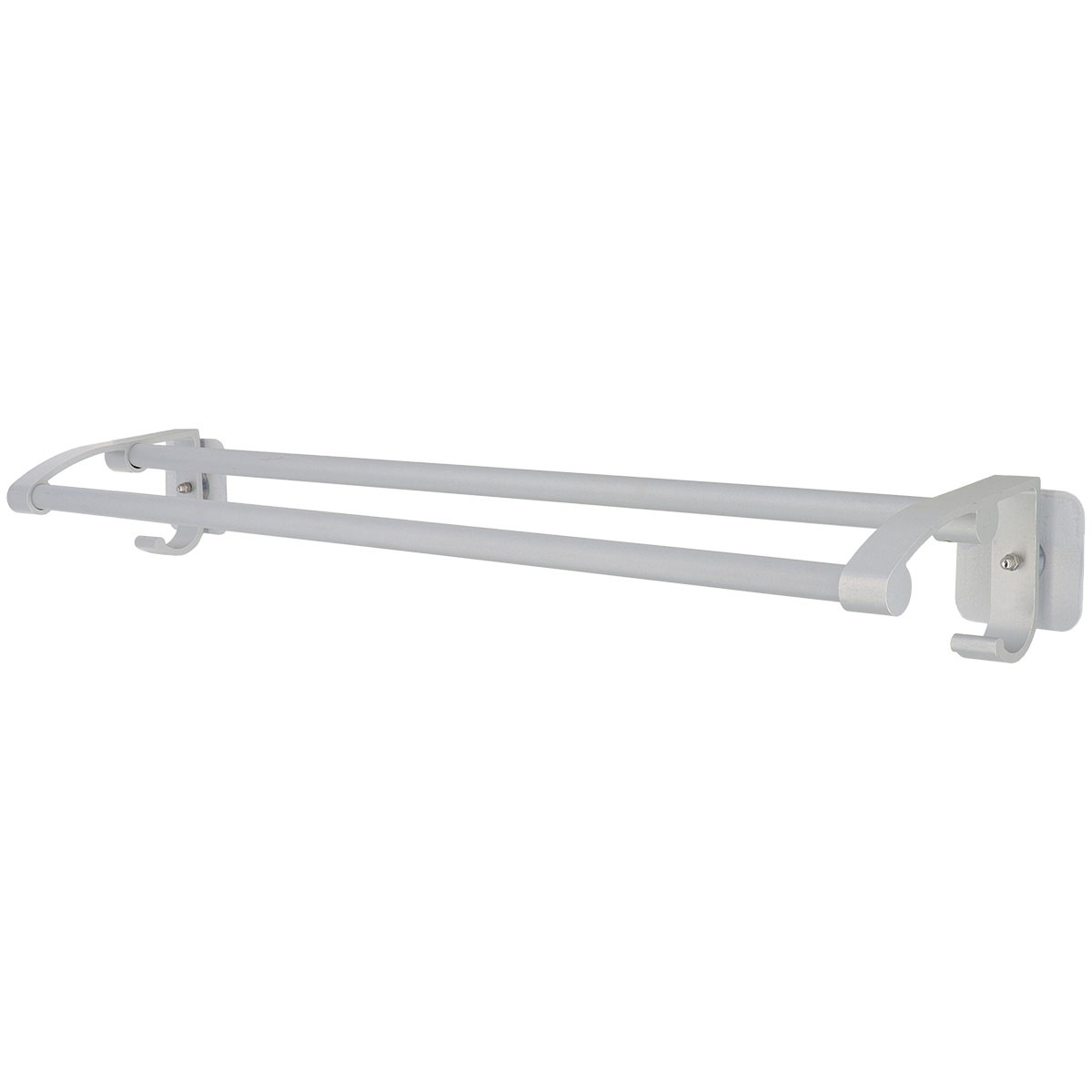 Κρεμάστρα Μπάνιου Διπλή για Πετσέτες T-D Chrome 9107399 Οργάνωση & Αποθήκευση Κρεμάστρες Γαντζάκια - Κρεμαστράκια Τοίχου Spitishop