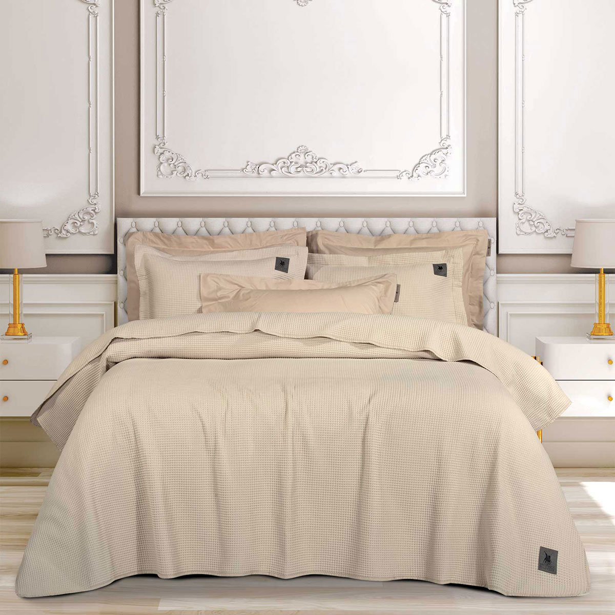 Κουβερλί King Size (240x250) Greenwich Polo Club 3495 Beige