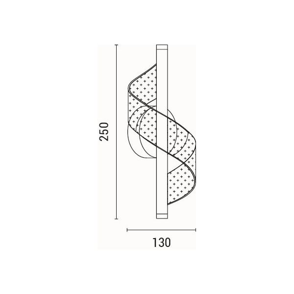 Απλίκα Τοίχου Led Eurolamp Silk 144-58008 Φωτιστικά Spitishop