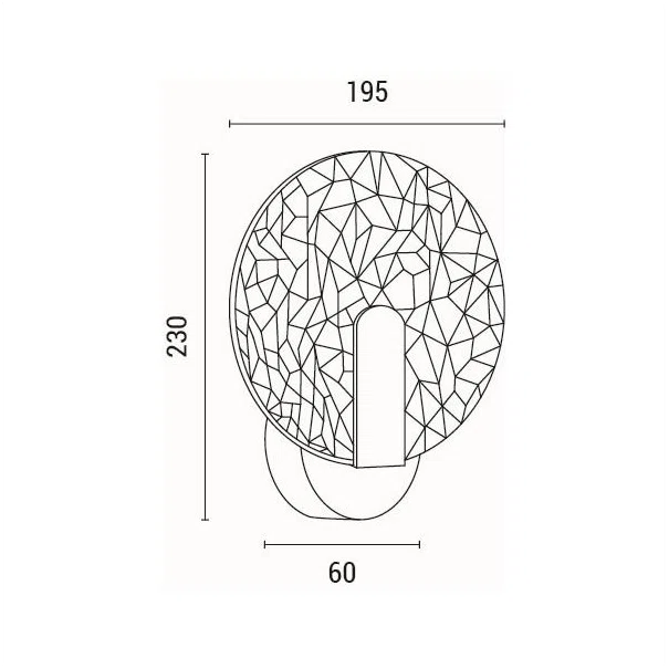 Απλίκα Τοίχου LED Eurolamp Volet 144-58014