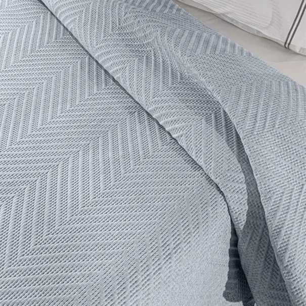 Κουβερλί King Size (250x240) + Διακοσμητική Μαξιλαροθήκη Guy Laroche Hamptons Blue